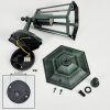 LORIA Outdoor Wall Light green, black, 1-light source
