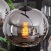 APEDO Pendant Light - glass Smoke-coloured, 3-light sources