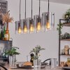 PARANE Pendant Light - glass clear, Smoke-coloured, 5-light sources