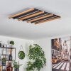 FAVORINA Ceiling Light LED Ecru, black, 1-light source