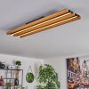 FAVORINA Ceiling Light LED Ecru, black, 1-light source, Remote control