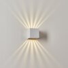BARRERO Outdoor Wall Light LED white, 1-light source