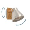 Eglo CAWTON Wall Light Ecru, 1-light source