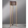 Fischer & Honsel SHINE-WOOD Floor Lamp Ecru, black, 3-light sources