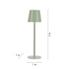 Leuchten-Direkt EURIA Table lamp LED green, 1-light source