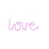 Leuchten-Direkt NEON-LOVE decorative light LED pink, 1-light source