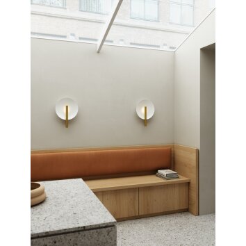 Design For The People by Nordlux FURIKO Wall Light brass, 1-light source