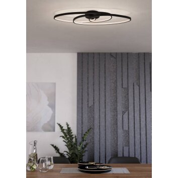 Eglo GIANELLA Ceiling Light LED black, 1-light source