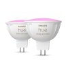 Philips Hue set of 2 LED GU5.3 6.3 watt 2000-6500 Kelvin 400 lumen