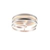 Trio MARNIE Ceiling Light LED brushed aluminium, 1-light source
