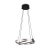 Trio THOMPSON Pendant Light LED brushed aluminium, 1-light source, Remote control, Colour changer