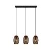 Reality BIDAR Pendant Light gold, Ecru, black, 3-light sources
