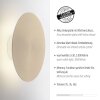 Paul Neuhaus AKKU PUNTUA Wall Light LED white, 1-light source, Remote control