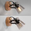 JUST LIGHT GERDA LANGSTRÖM Wall Light Ecru, black, 1-light source