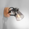 JUST LIGHT GERDA LANGSTRÖM Wall Light Ecru, black, 1-light source