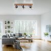 JUST LIGHT GERDA LANGSTRÖM Ceiling Light Ecru, black, 3-light sources