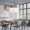 JUST LIGHT GERDA SOFIE Pendant Light Ecru, black, 1-light source
