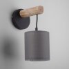 JUST LIGHT GERDA TRIBU Wall Light Ecru, black, 1-light source