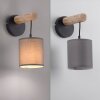 JUST LIGHT GERDA TRIBU Wall Light Ecru, black, 1-light source