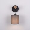 JUST LIGHT GERDA TRIBU Wall Light Ecru, black, 1-light source