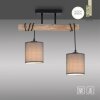 Leuchten-Direkt GREEN TRIBU Ceiling Light Ecru, black, 2-light sources