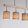 JUST LIGHT GERDA TRIBU Pendant Light Ecru, black, 4-light sources