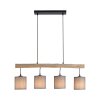 Leuchten-Direkt GREEN TRIBU Pendant Light Ecru, black, 4-light sources
