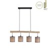 Leuchten-Direkt GREEN TRIBU Pendant Light Ecru, black, 4-light sources