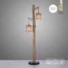 Leuchten-Direkt GREEN TRIBU Floor Lamp Ecru, black, 2-light sources