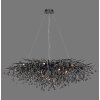 Paul Neuhaus ICICLE chandelier black, 15-light sources