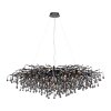 Paul Neuhaus ICICLE chandelier black, 15-light sources