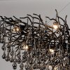 Paul Neuhaus ICICLE chandelier black, 15-light sources