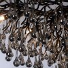 Paul Neuhaus ICICLE chandelier black, 10-light sources