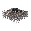 Paul Neuhaus ICICLE Ceiling Light black, 14-light sources