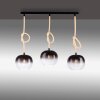 Paul Neuhaus LUMA Pendant Light black, 3-light sources