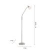 Paul Neuhaus PINO Floor Lamp LED silver, 1-light source