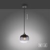 Leuchten-Direkt ZEA Pendant Light black, 1-light source