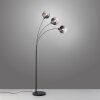 Leuchten-Direkt ZEA Floor Lamp black, 3-light sources