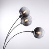 Leuchten-Direkt ZEA Floor Lamp black, 3-light sources