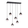 Leuchten-Direkt ZEA Pendant Light black, 6-light sources