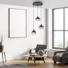 Leuchten-Direkt ZEA Pendant Light black, 3-light sources