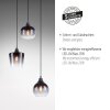 Leuchten-Direkt ZEA Pendant Light black, 3-light sources