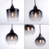 Leuchten-Direkt ZEA Pendant Light black, 3-light sources