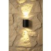 Nordlux CANTO outdoor wall light LED black, 2-light sources