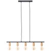 Brilliant KERRY Pendant Light Ecru, 5-light sources