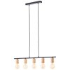 Brilliant KERRY Pendant Light Ecru, 5-light sources