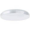 Brilliant LIVIUS Ceiling Light LED silver, 1-light source, Remote control