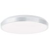 Brilliant LIVIUS Ceiling Light LED silver, 1-light source, Remote control
