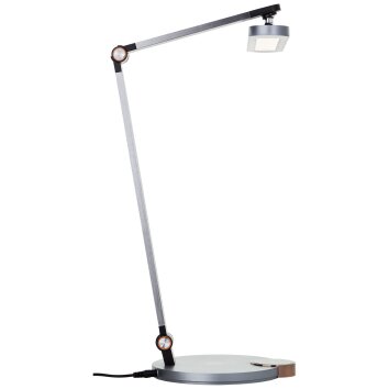 Brilliant OFFICEHERO Table lamp LED grey, 1-light source