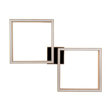 Surisultana Ceiling Light LED Light wood, black, 2-light sources